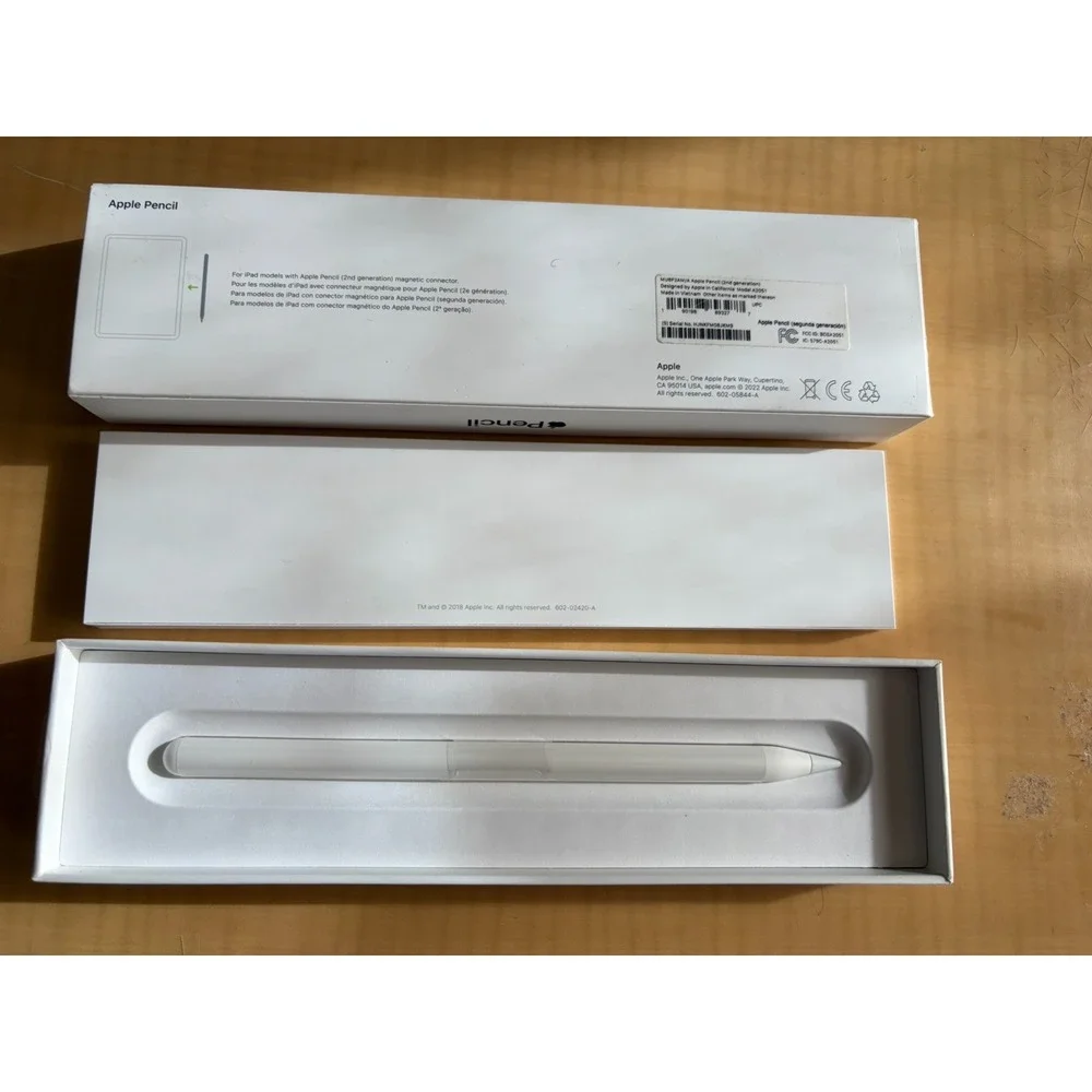 Apple Pencil 2nd Gen A2051 MU8F2AM/A White iPad Pro Air Mini Open Box New